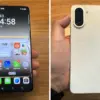 OnePlus Ace 5 Racingの表面と裏面